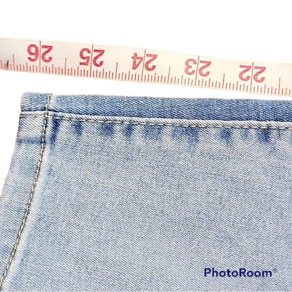 Knox Rose Adorable High Waisted Stretch Jean’s Retro 90s‎ Boho Embroidered - Picture 5 of 12